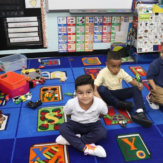 An early-years classroom