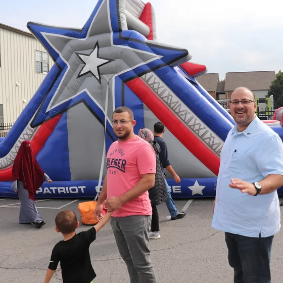 Fall Fest on the school lot
